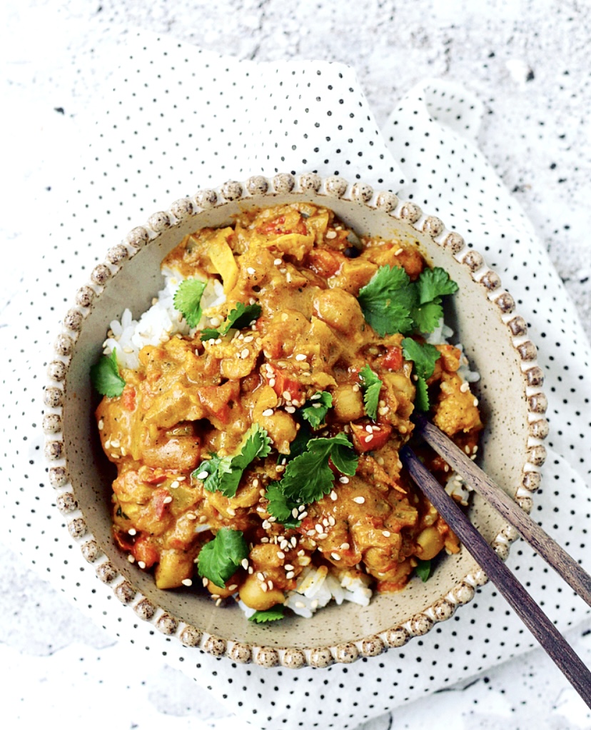 Chick-a masala ~ vegetarisk tikka masala