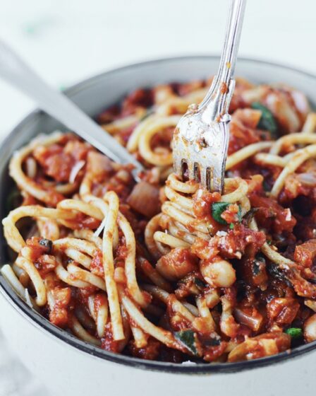 KødFRIsauce ~ vegetarisk spaghettisauce