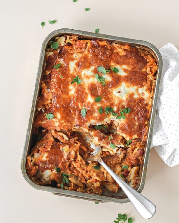 Vegetarisk lasagnette