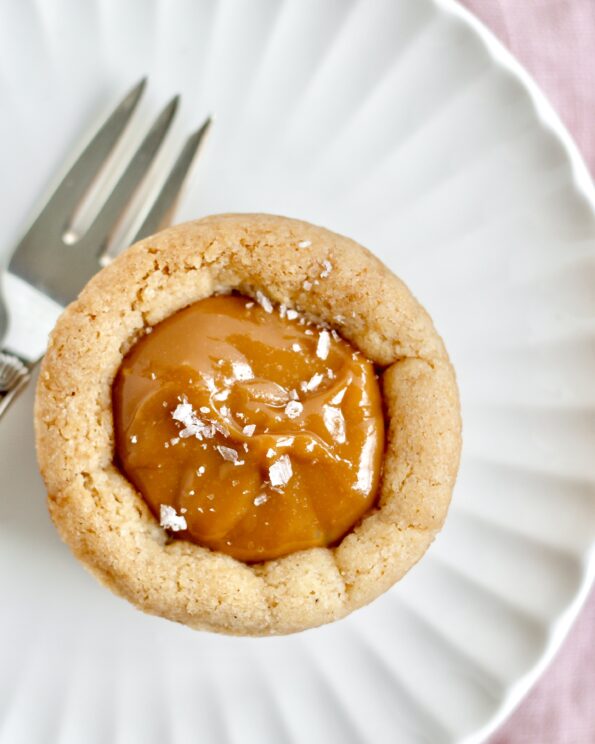 Cookie cups med dulce de leche