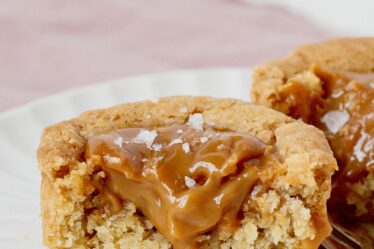 Cookie cups med dulce de leche