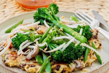 Okonomiyaki med linser