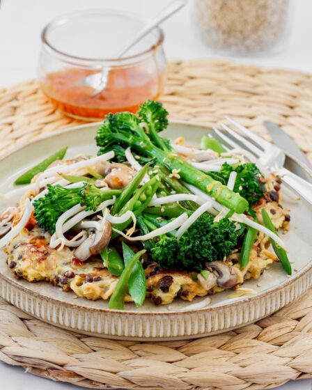 Okonomiyaki med linser