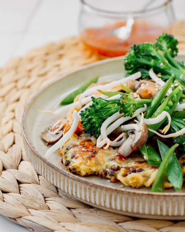 Okonomiyaki med linser