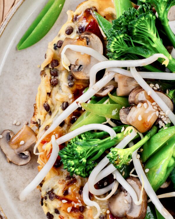 Okonomiyaki med linser