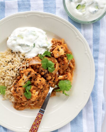Butterlinser - vegetarisk butterchicken med linser