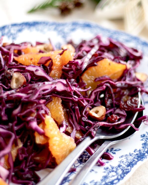 Rødkålssalat i julestemning