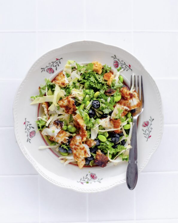 Proteinsalat med spidskål