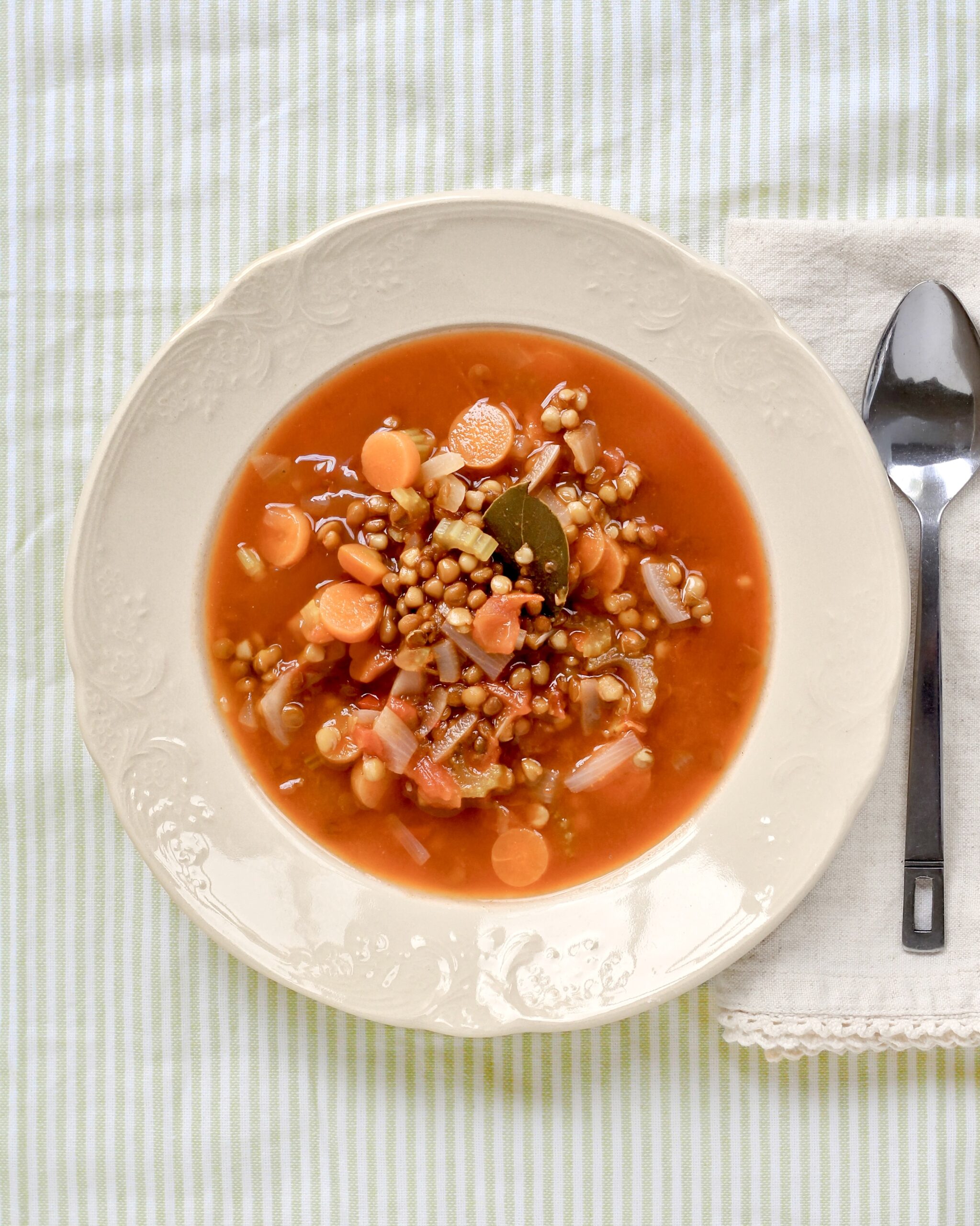 Lynhurtig linsesuppe