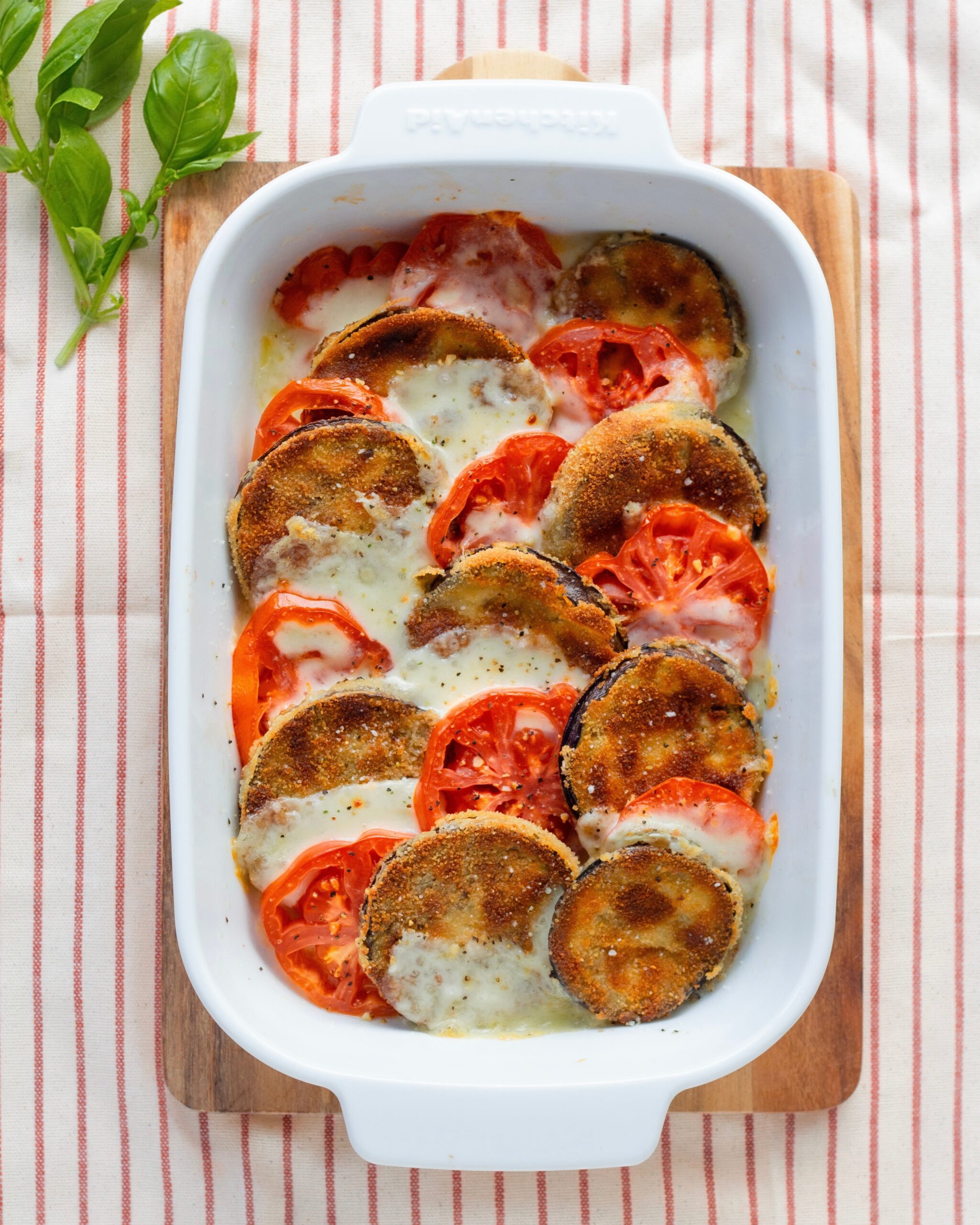 Luksusfad med sprød aubergine