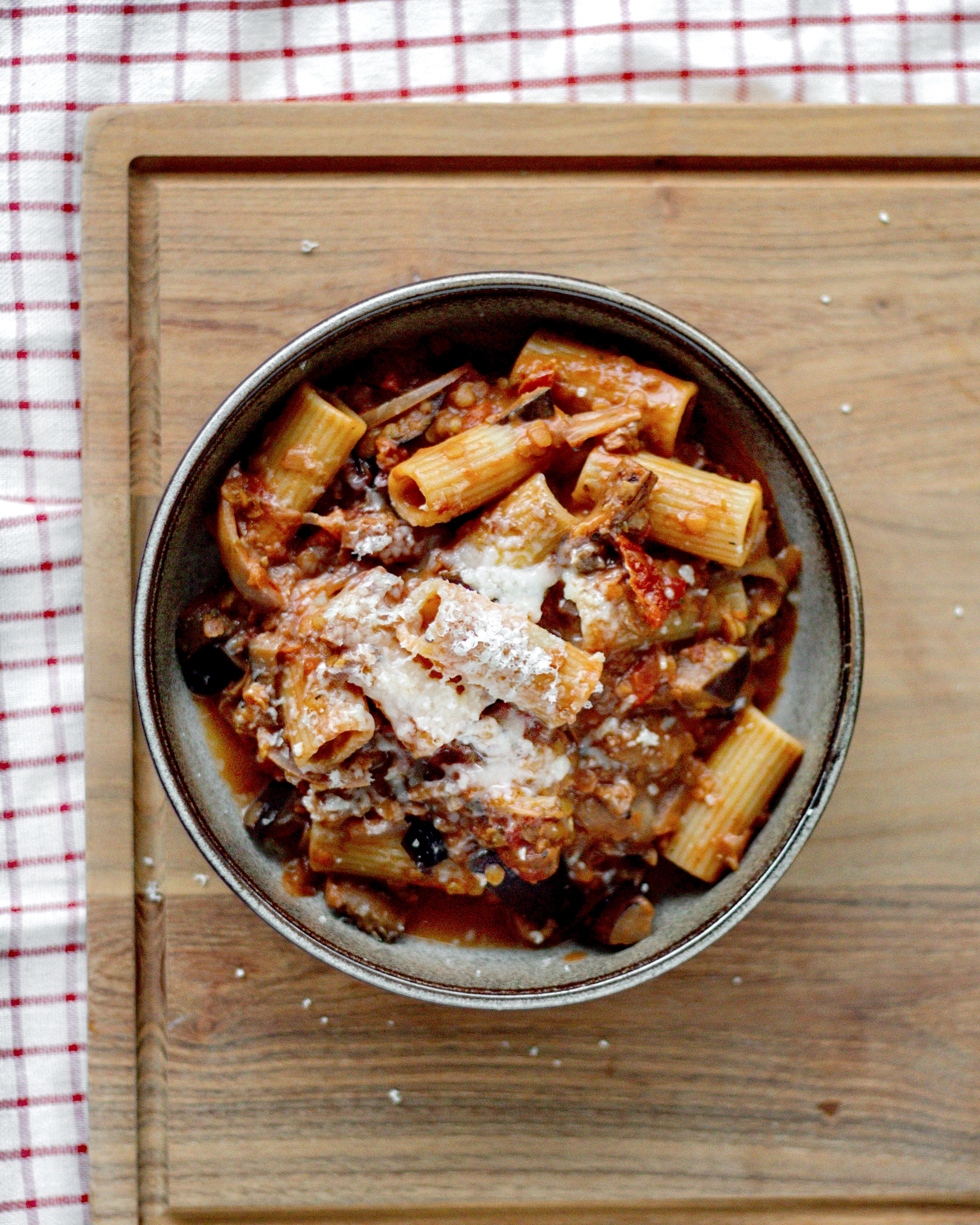 Auberginesauce - næsten Pasta alla Norma
